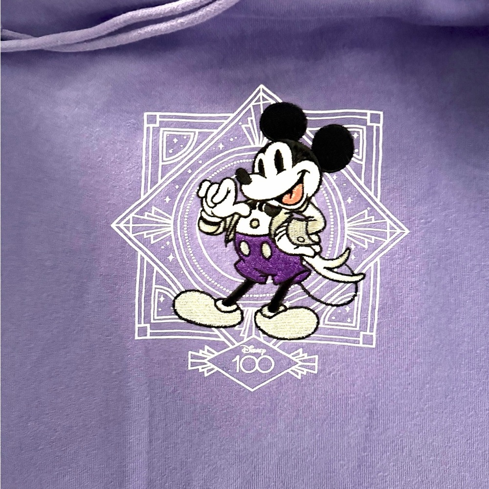 Disneyland 100th anniversary embroidered Hoodie sweatshirt - Picture 2 of 6